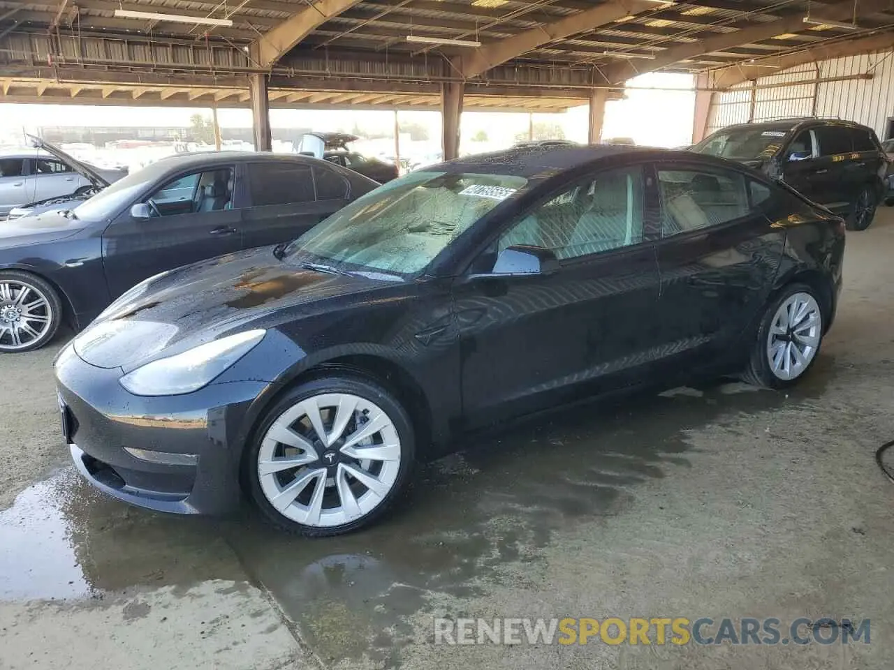 1 fotografías del automóvil dañado 5YJ3E1EA2NF190124 TESLA MODEL 3 2022