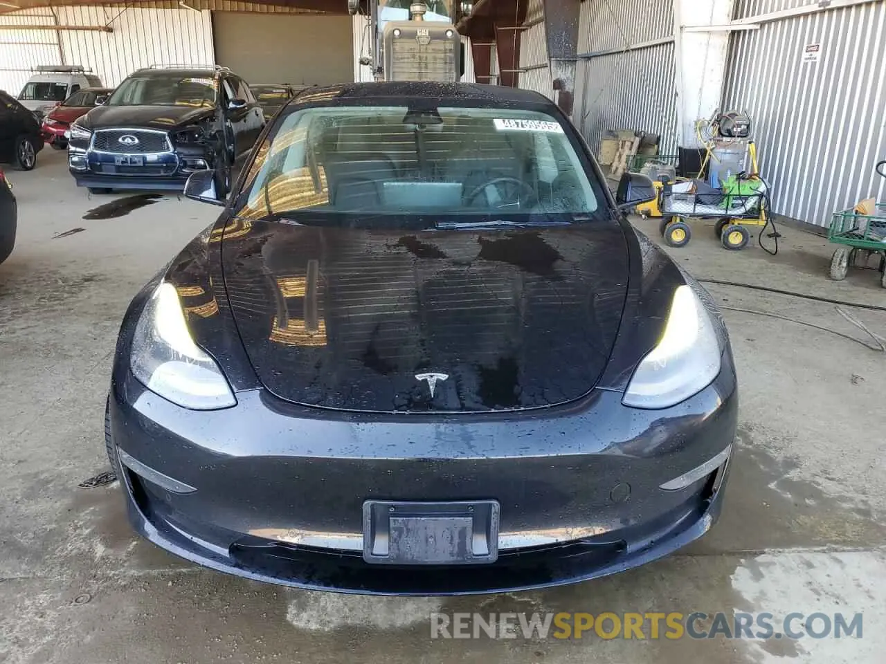 5 fotografías del automóvil dañado 5YJ3E1EA2NF190124 TESLA MODEL 3 2022