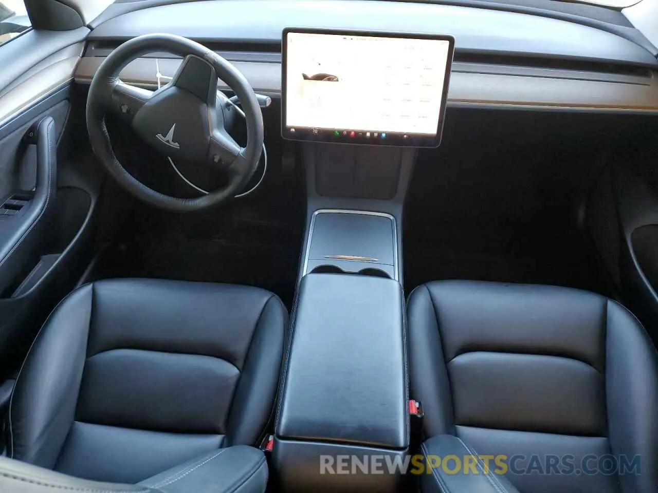 8 fotografías del automóvil dañado 5YJ3E1EA2NF190124 TESLA MODEL 3 2022