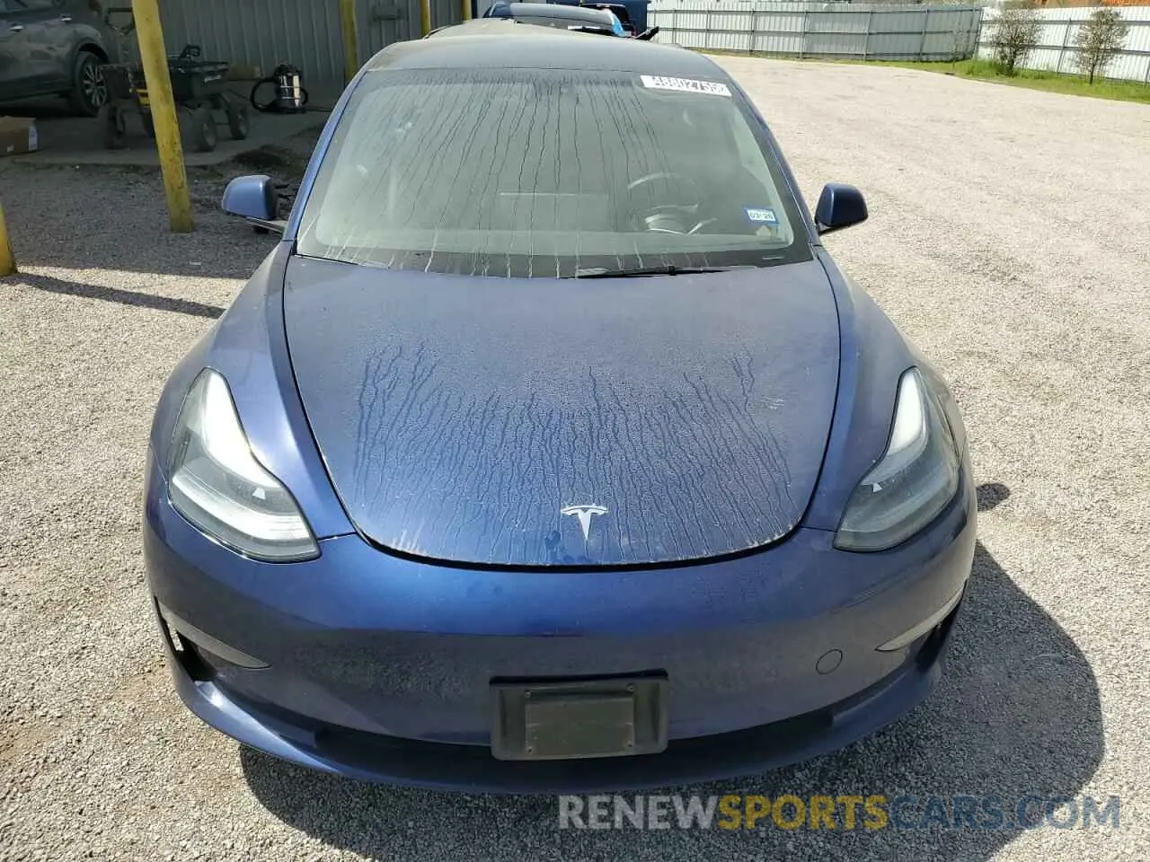 5 fotografías del automóvil dañado 5YJ3E1EA2NF191211 TESLA MODEL 3 2022