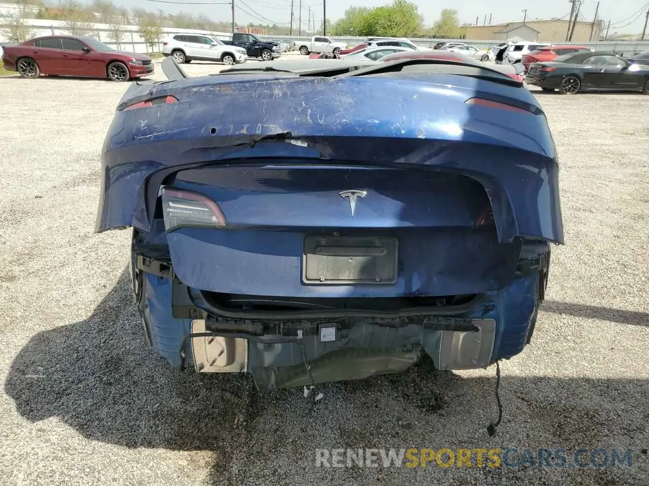 6 fotografías del automóvil dañado 5YJ3E1EA2NF191211 TESLA MODEL 3 2022