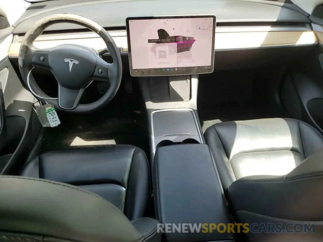 8 fotografías del automóvil dañado 5YJ3E1EA2NF191211 TESLA MODEL 3 2022