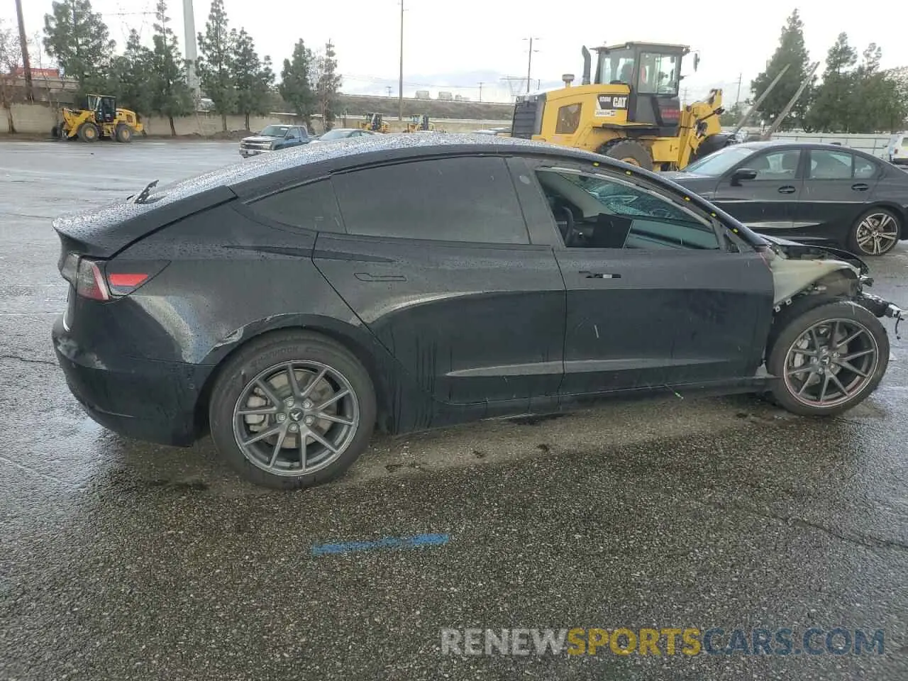 3 fotografías del automóvil dañado 5YJ3E1EA2NF234039 TESLA MODEL 3 2022