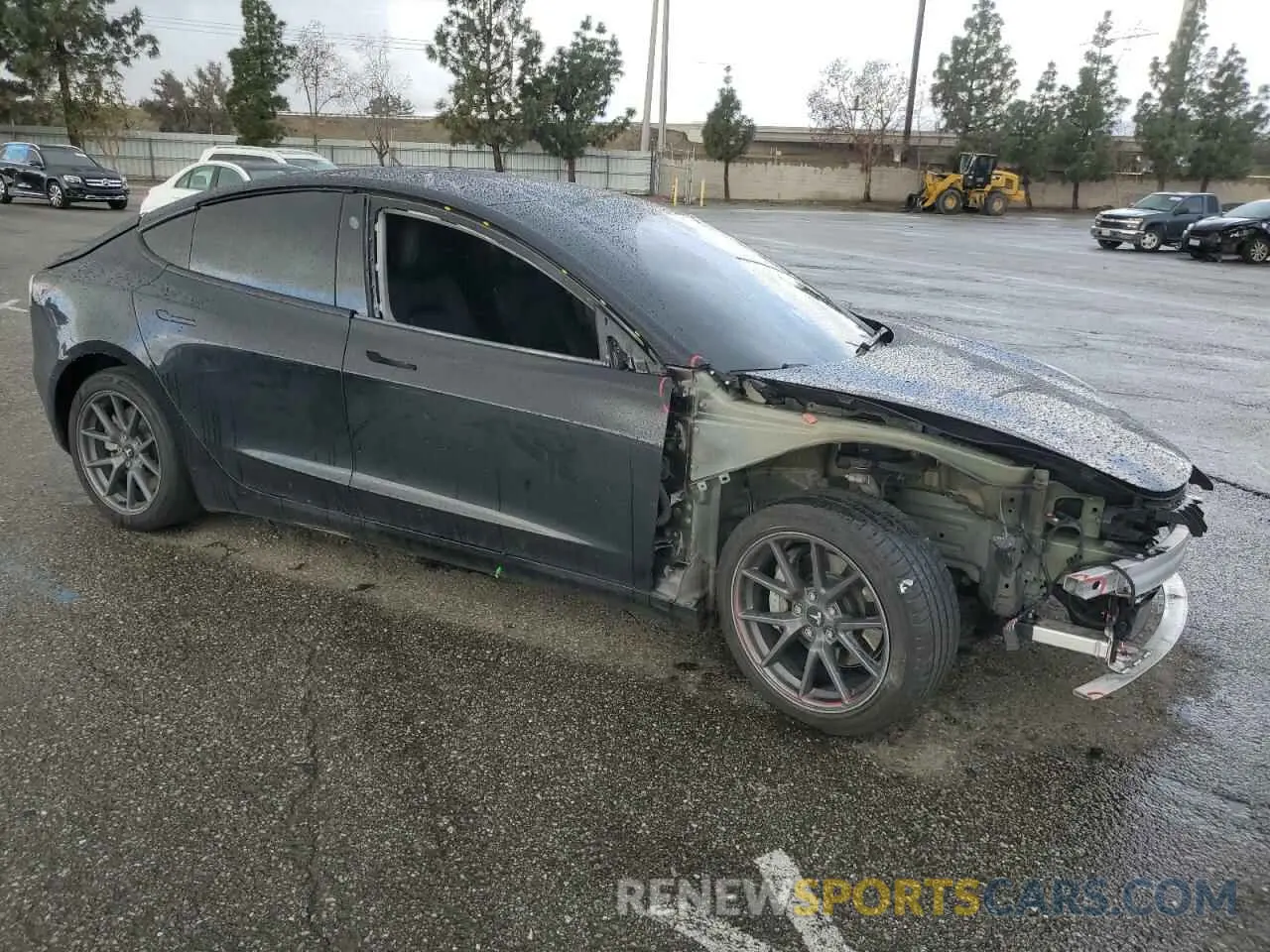4 fotografías del automóvil dañado 5YJ3E1EA2NF234039 TESLA MODEL 3 2022