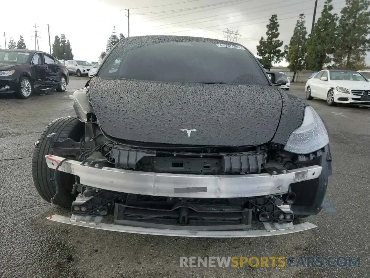 5 fotografías del automóvil dañado 5YJ3E1EA2NF234039 TESLA MODEL 3 2022