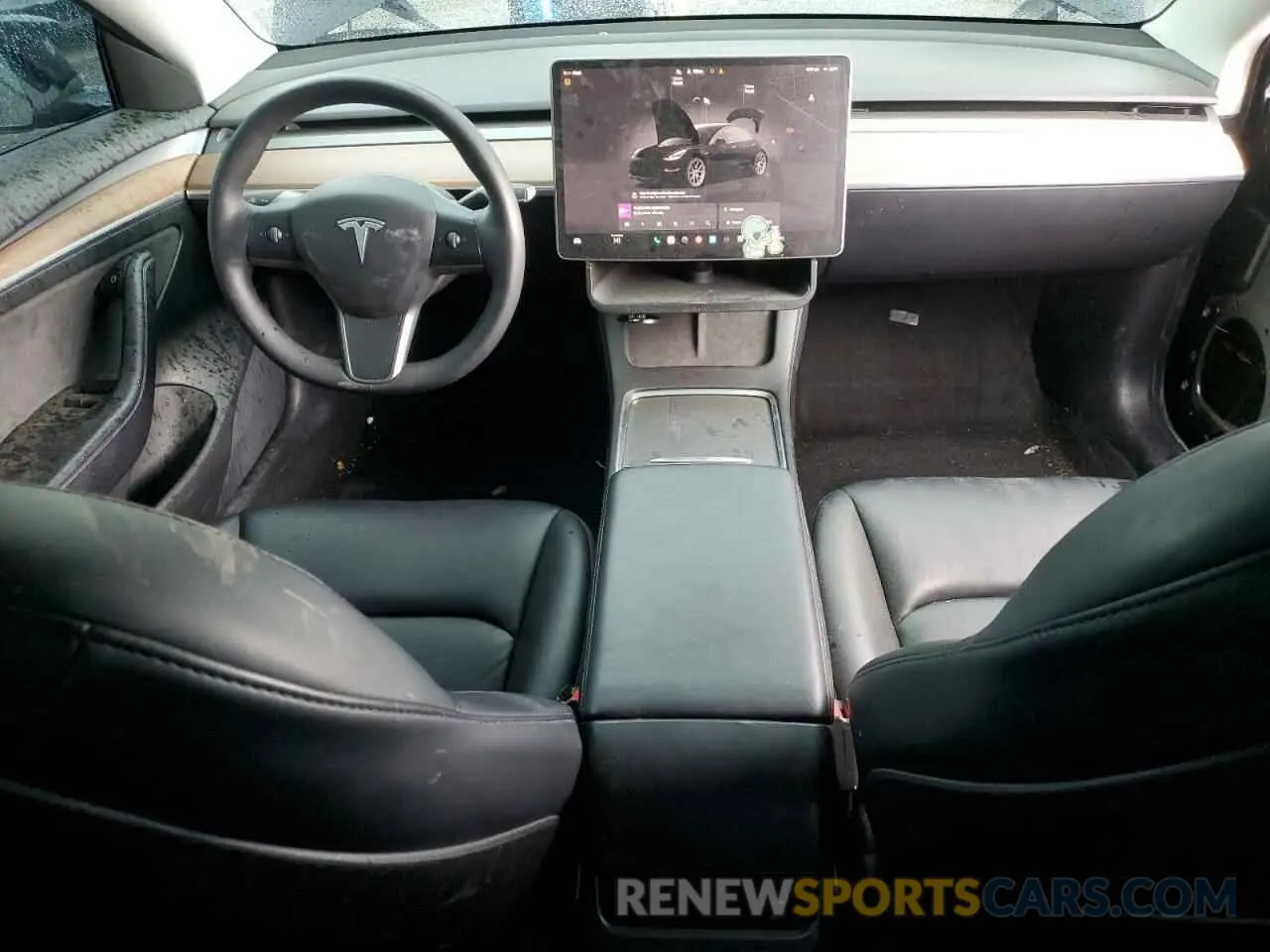 8 fotografías del automóvil dañado 5YJ3E1EA2NF234039 TESLA MODEL 3 2022
