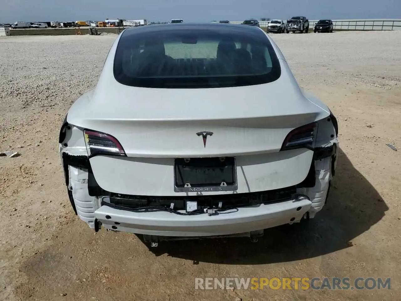6 fotografías del automóvil dañado 5YJ3E1EA2NF285959 TESLA MODEL 3 2022