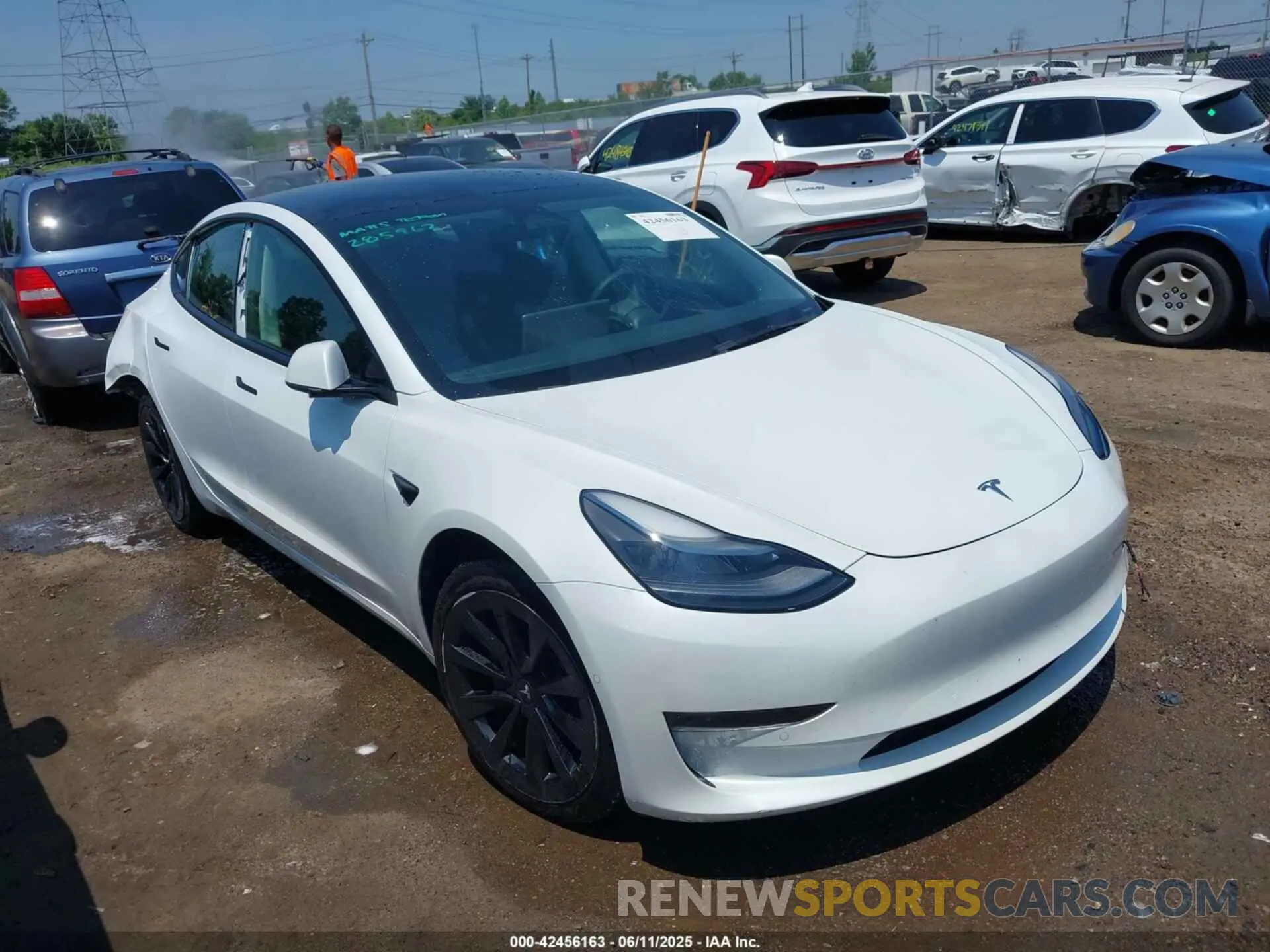 1 fotografías del automóvil dañado 5YJ3E1EA2NF285962 TESLA MODEL 3 2022