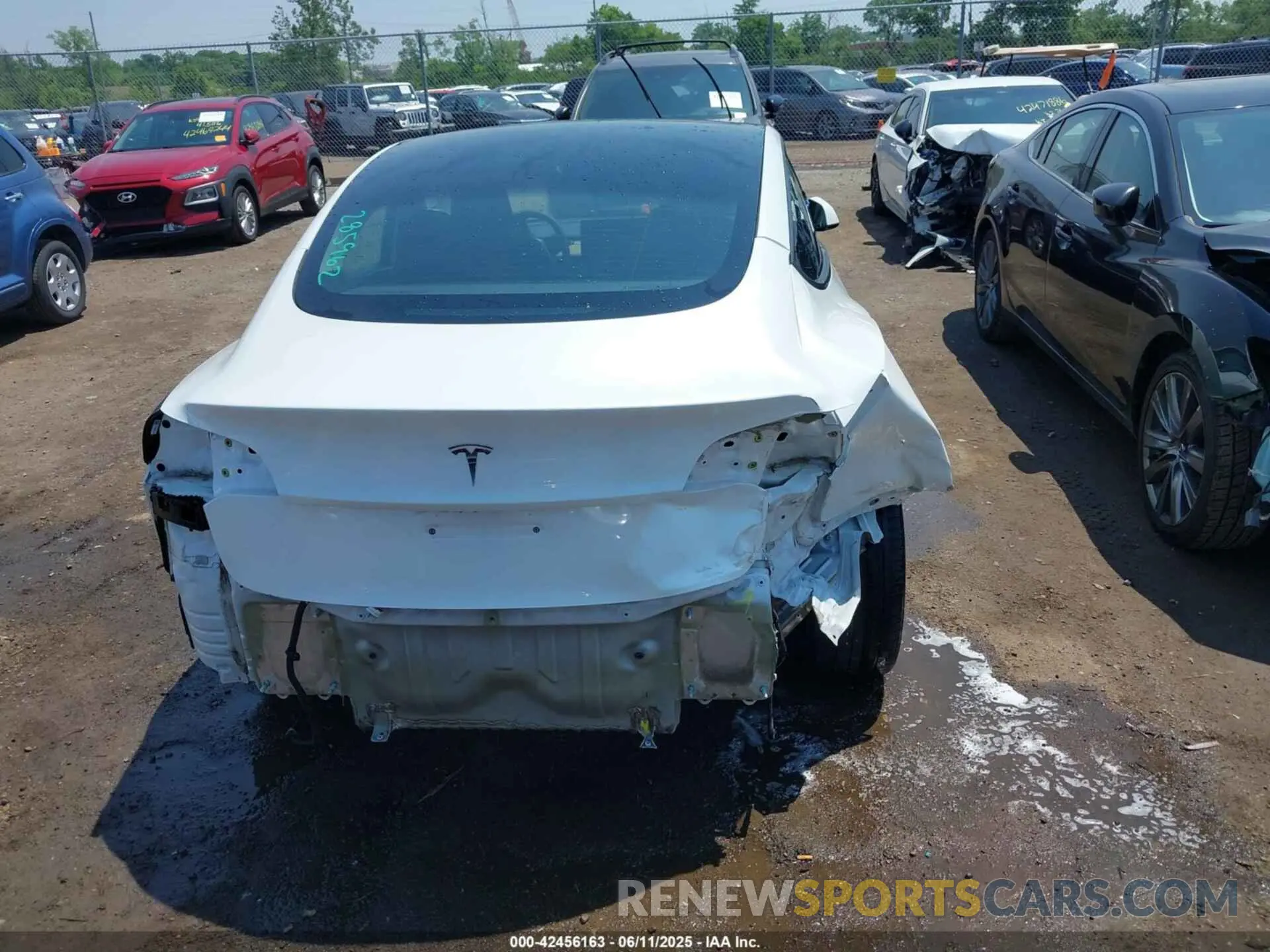 16 fotografías del automóvil dañado 5YJ3E1EA2NF285962 TESLA MODEL 3 2022