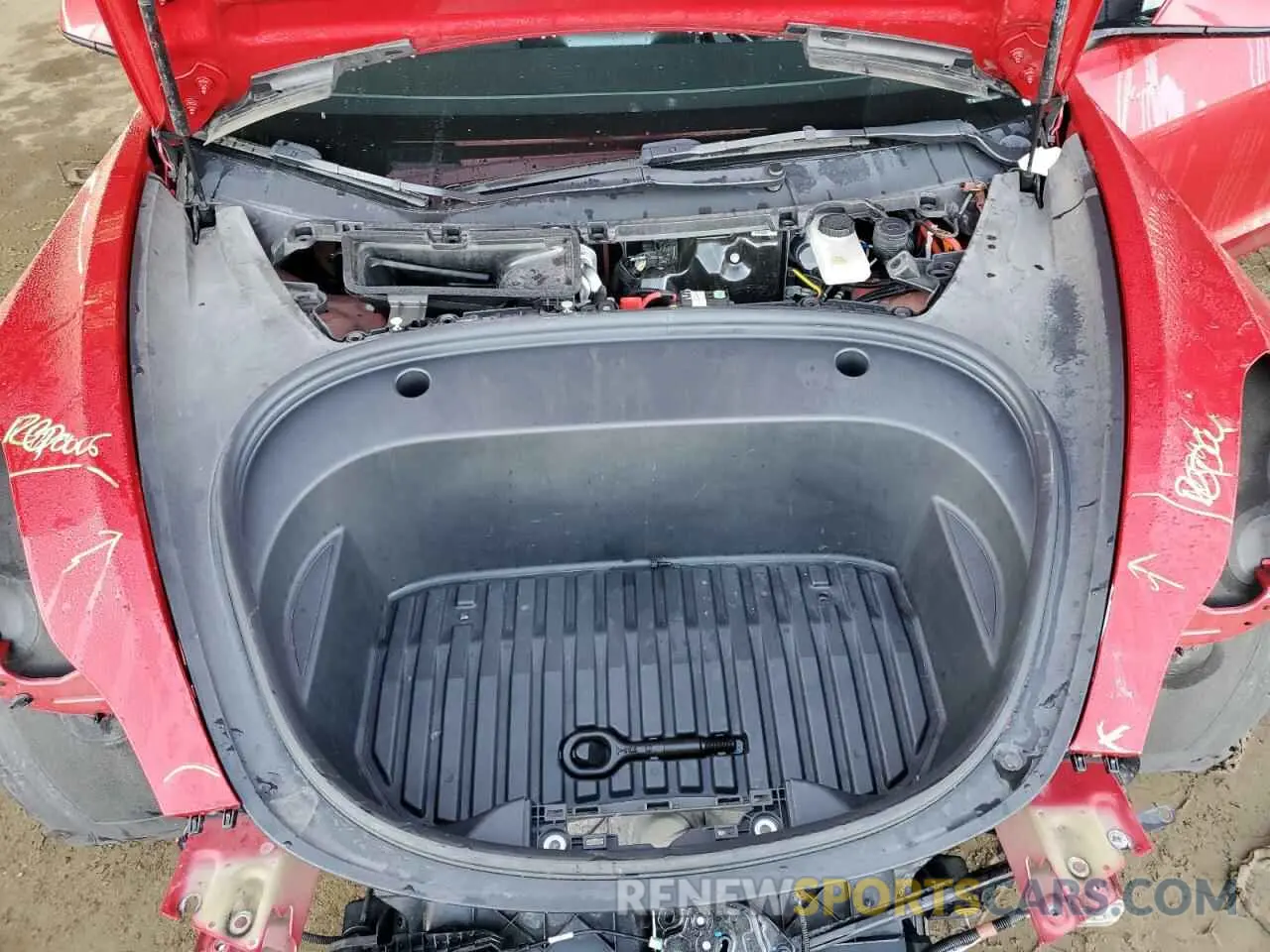 11 fotografías del automóvil dañado 5YJ3E1EA2NF286657 TESLA MODEL 3 2022