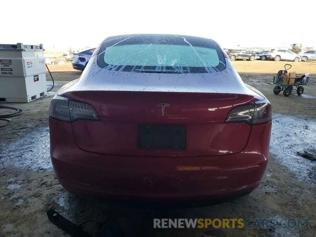 6 fotografías del automóvil dañado 5YJ3E1EA2NF286657 TESLA MODEL 3 2022