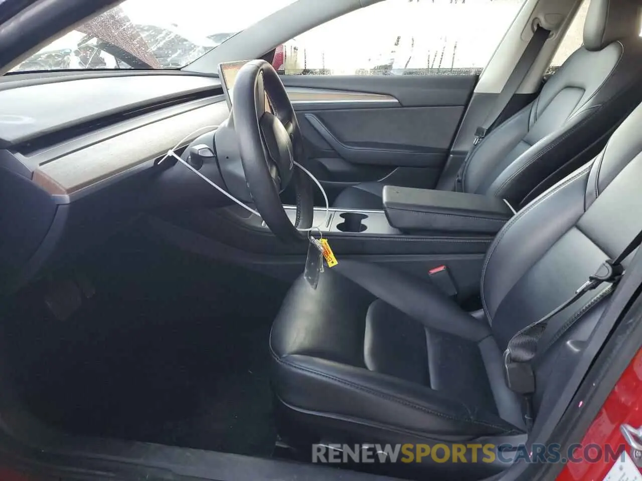 7 fotografías del automóvil dañado 5YJ3E1EA2NF286657 TESLA MODEL 3 2022