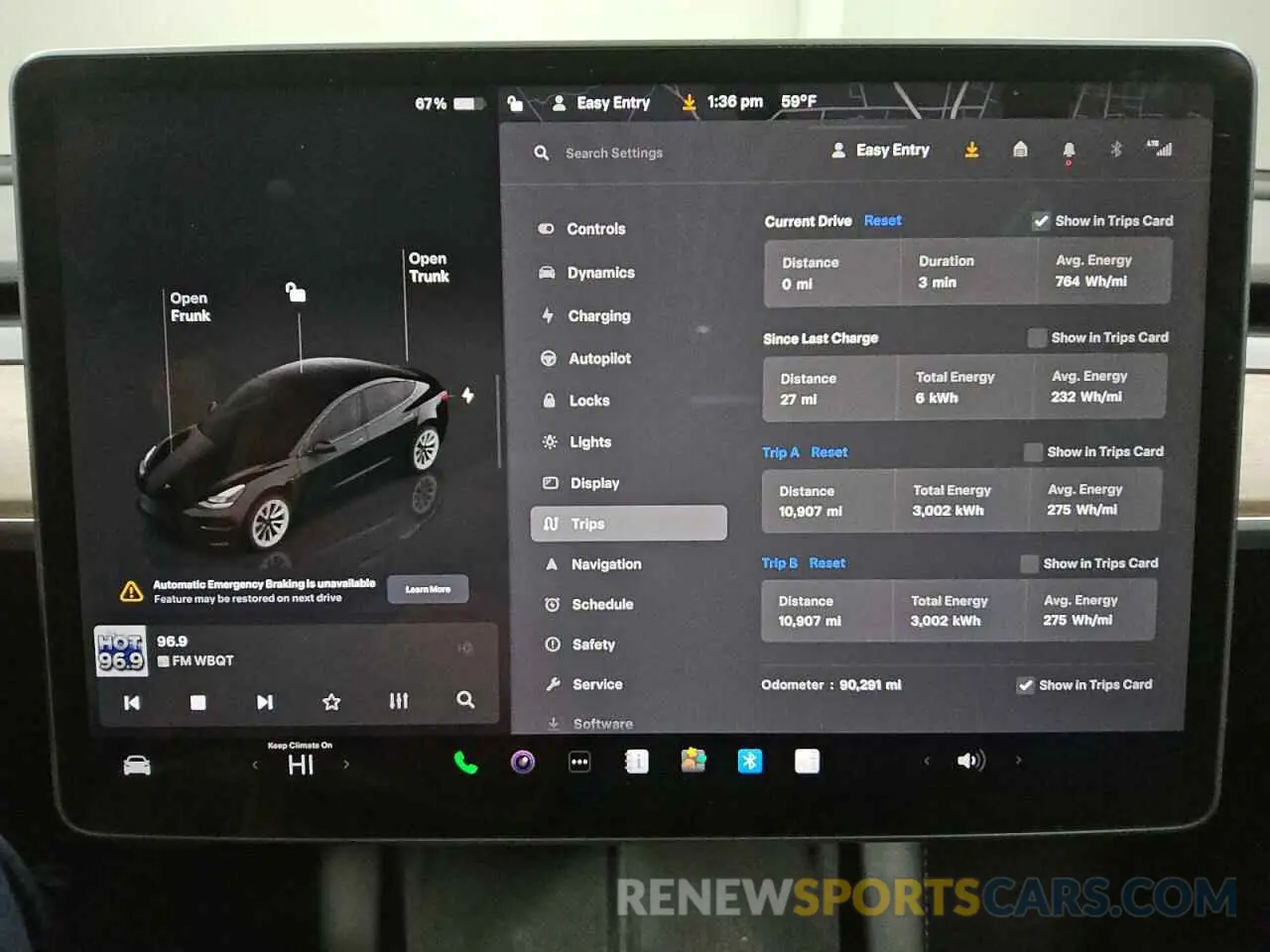 9 fotografías del automóvil dañado 5YJ3E1EA2NF289512 TESLA MODEL 3 2022