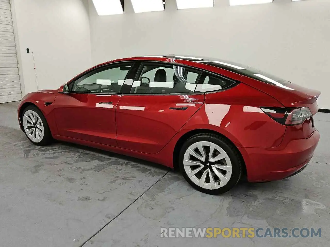 2 fotografías del automóvil dañado 5YJ3E1EA2NF289980 TESLA MODEL 3 2022