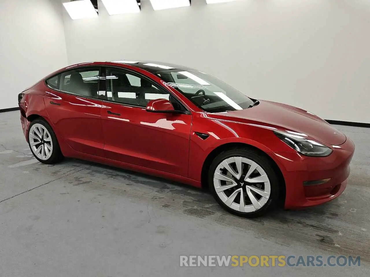 4 fotografías del automóvil dañado 5YJ3E1EA2NF289980 TESLA MODEL 3 2022