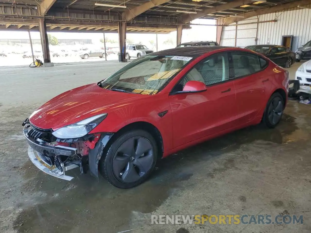 1 fotografías del automóvil dañado 5YJ3E1EA2NF290918 TESLA MODEL 3 2022
