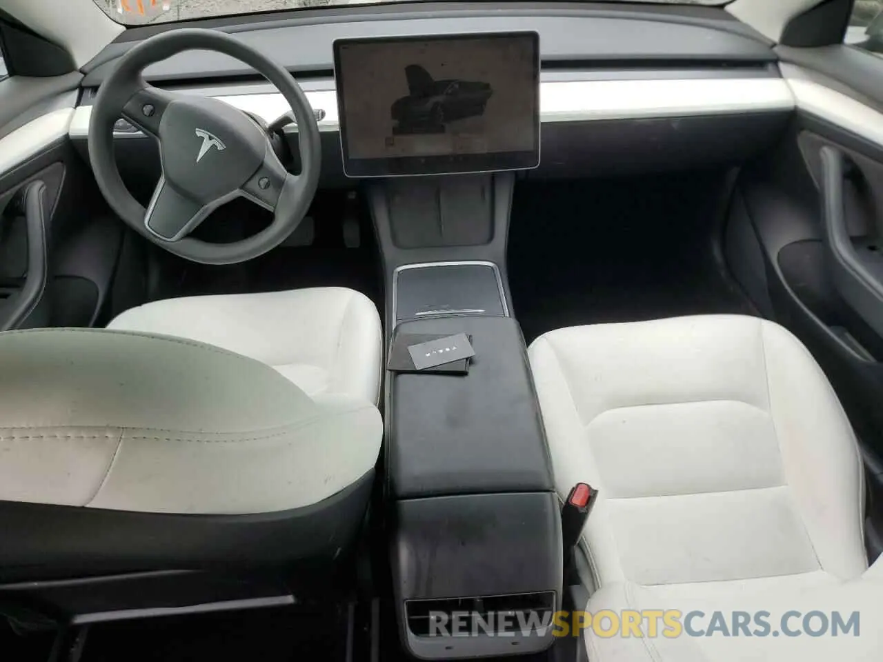 8 fotografías del automóvil dañado 5YJ3E1EA2NF302629 TESLA MODEL 3 2022