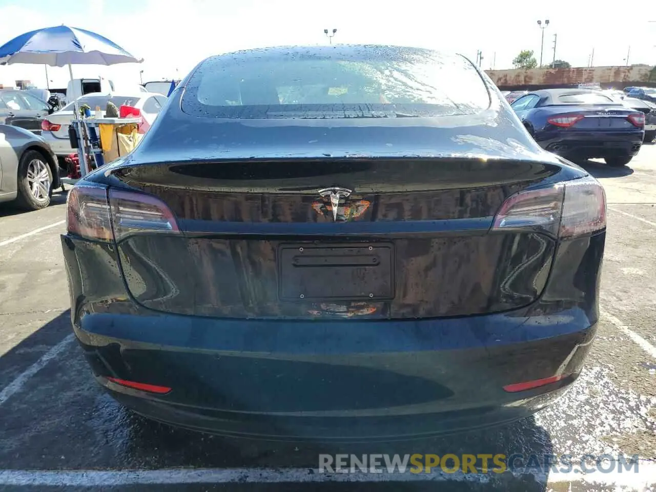 6 fotografías del automóvil dañado 5YJ3E1EA2NF304624 TESLA MODEL 3 2022