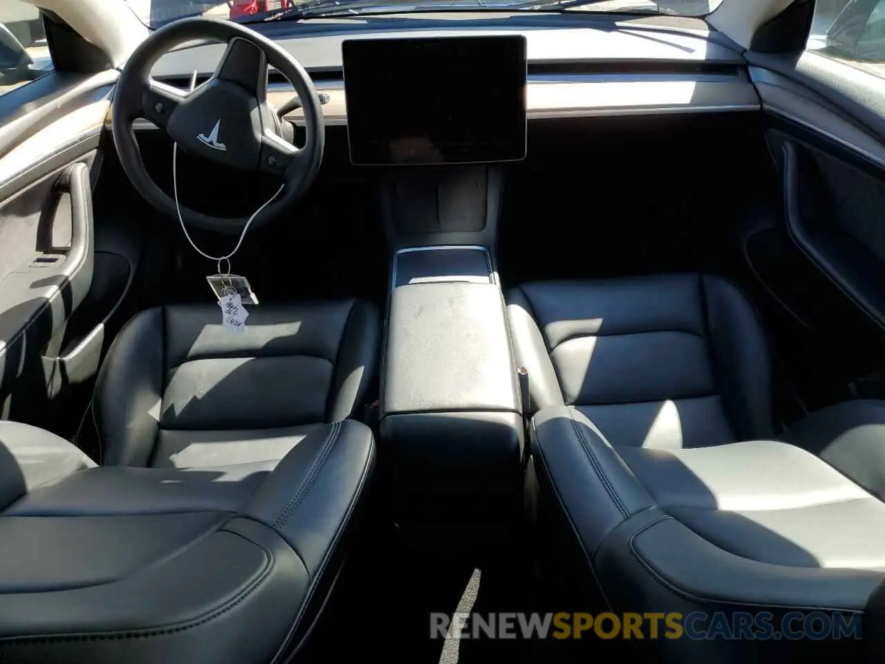 8 fotografías del automóvil dañado 5YJ3E1EA2NF304624 TESLA MODEL 3 2022