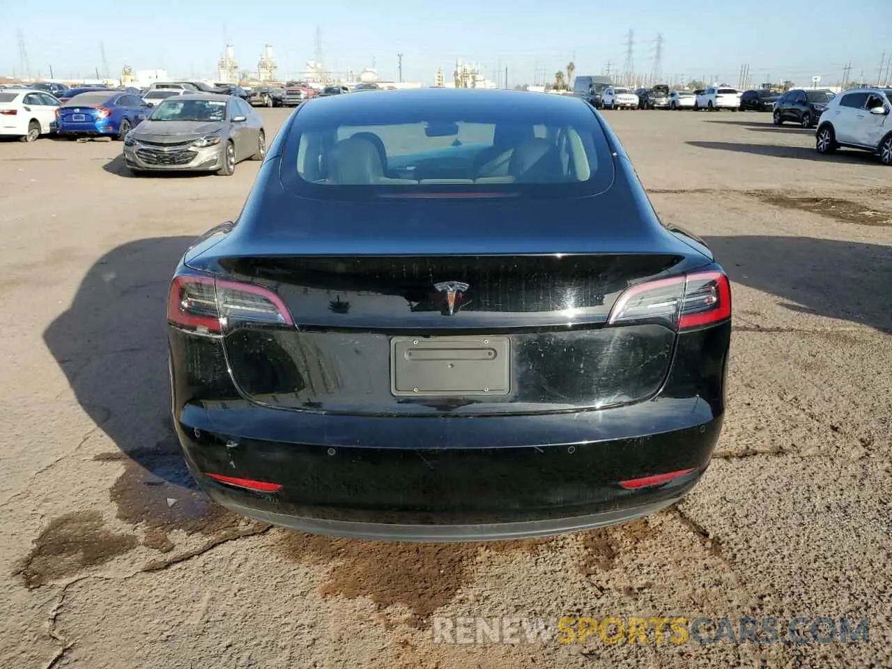 6 fotografías del automóvil dañado 5YJ3E1EA2NF304638 TESLA MODEL 3 2022