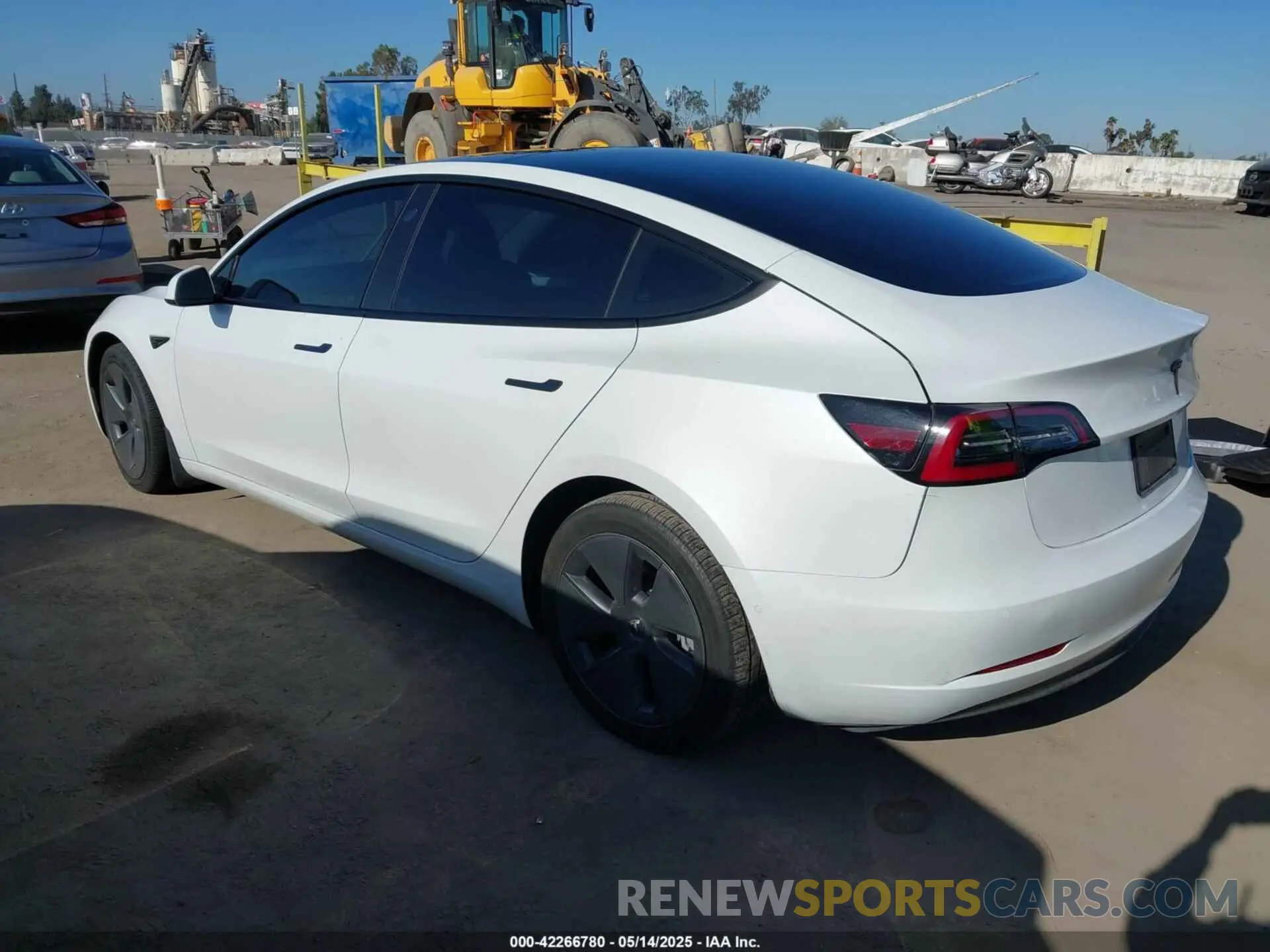 3 fotografías del automóvil dañado 5YJ3E1EA2NF315607 TESLA MODEL 3 2022