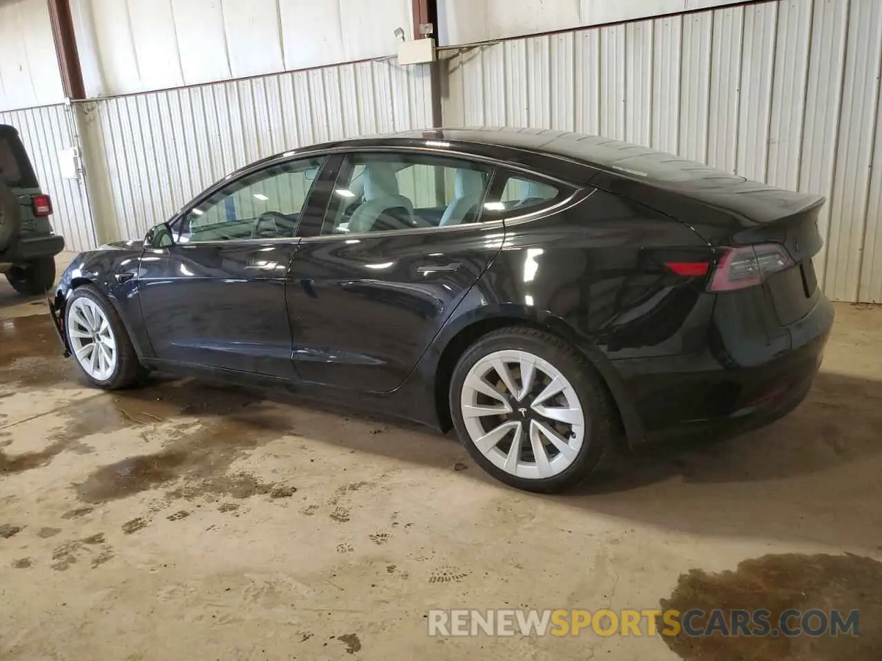 2 fotografías del automóvil dañado 5YJ3E1EA2NF336151 TESLA MODEL 3 2022