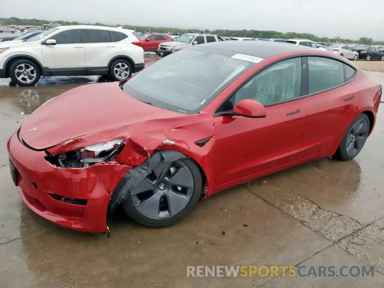 1 fotografías del automóvil dañado 5YJ3E1EA2NF341561 TESLA MODEL 3 2022
