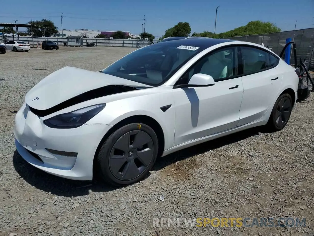 1 fotografías del automóvil dañado 5YJ3E1EA2NF346078 TESLA MODEL 3 2022