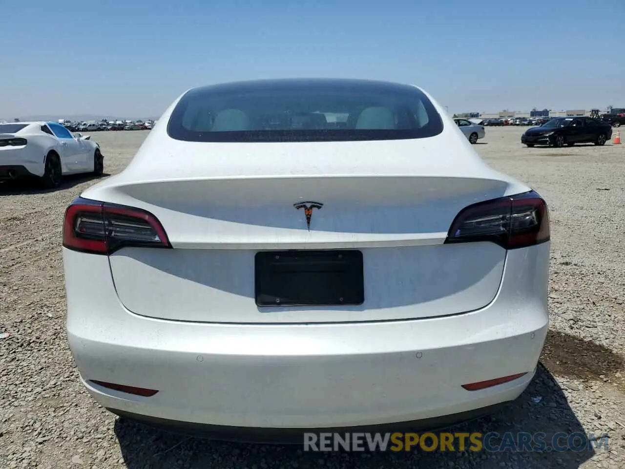 6 fotografías del automóvil dañado 5YJ3E1EA2NF346078 TESLA MODEL 3 2022