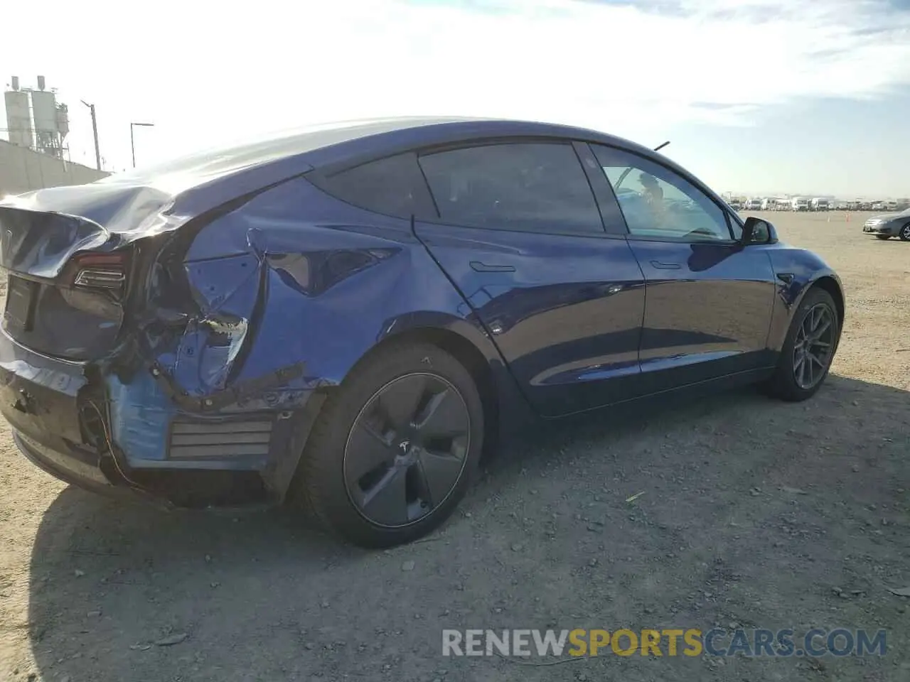 3 fotografías del automóvil dañado 5YJ3E1EA2NF351474 TESLA MODEL 3 2022
