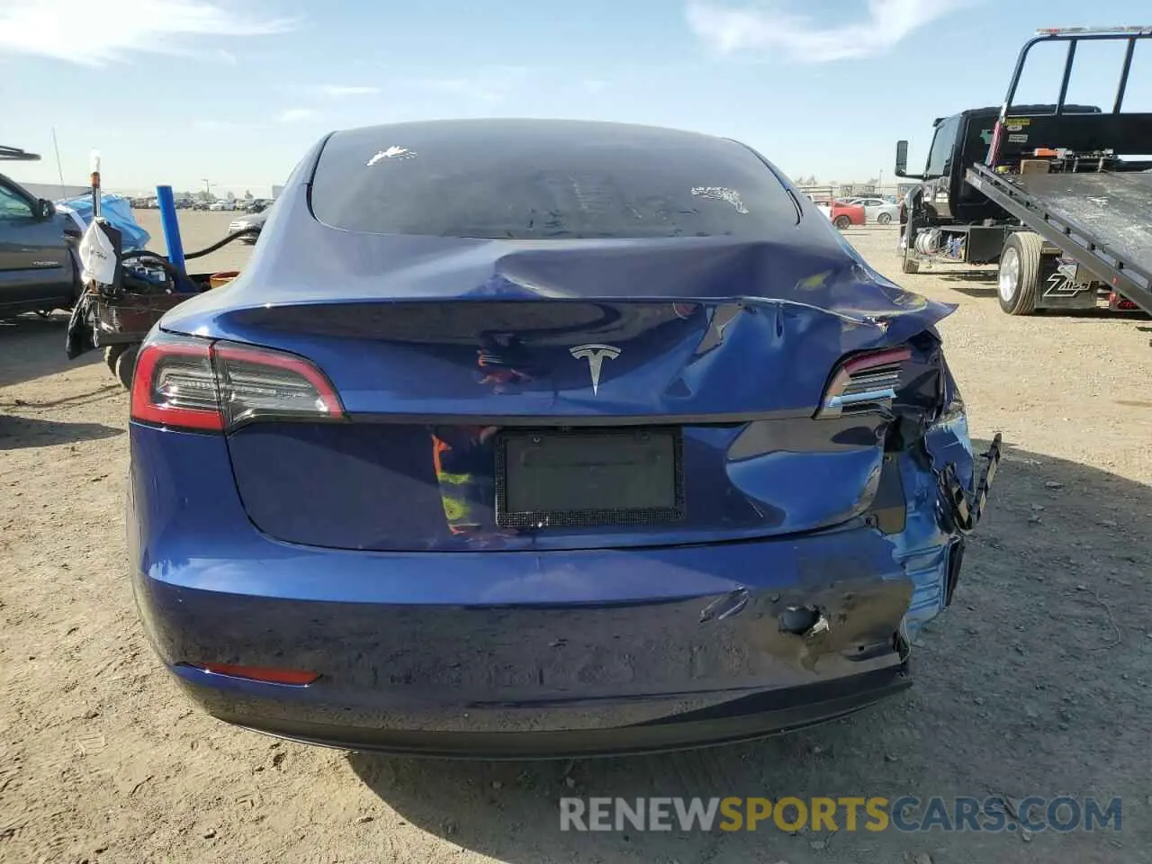 6 fotografías del automóvil dañado 5YJ3E1EA2NF351474 TESLA MODEL 3 2022