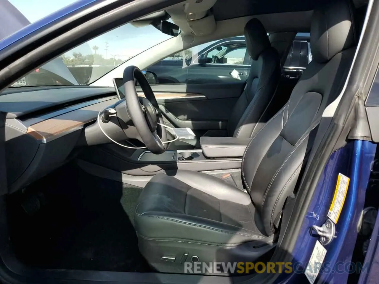 7 fotografías del automóvil dañado 5YJ3E1EA2NF351474 TESLA MODEL 3 2022