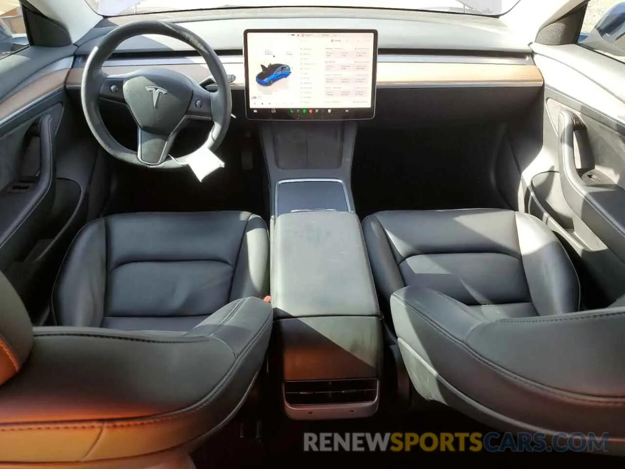 8 fotografías del automóvil dañado 5YJ3E1EA2NF351474 TESLA MODEL 3 2022