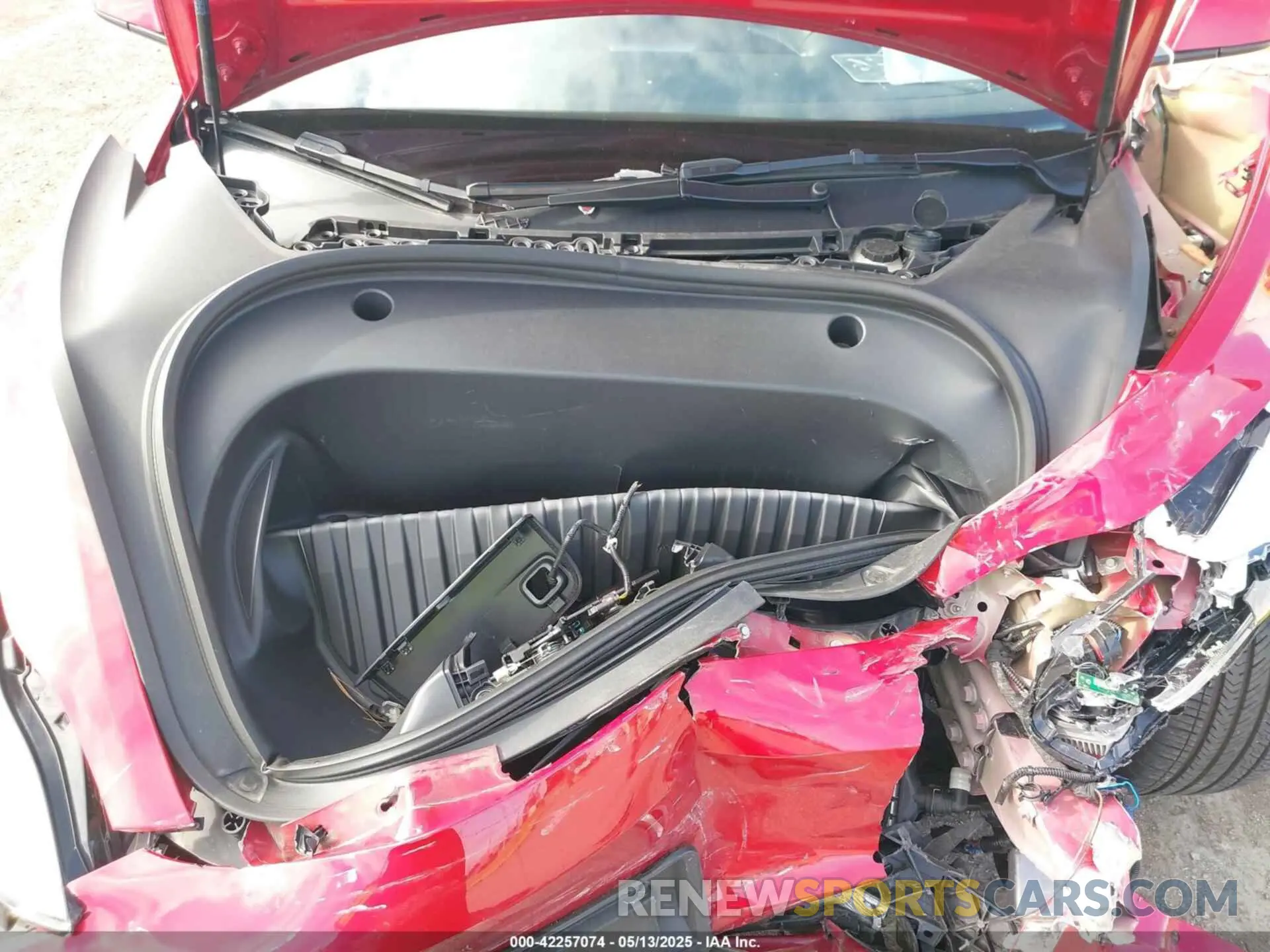 10 fotografías del automóvil dañado 5YJ3E1EA2NF354326 TESLA MODEL 3 2022