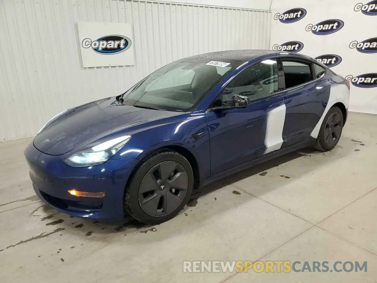 1 fotografías del automóvil dañado 5YJ3E1EA2NF371028 TESLA MODEL 3 2022