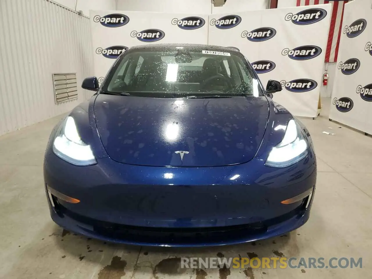 5 fotografías del automóvil dañado 5YJ3E1EA2NF371028 TESLA MODEL 3 2022