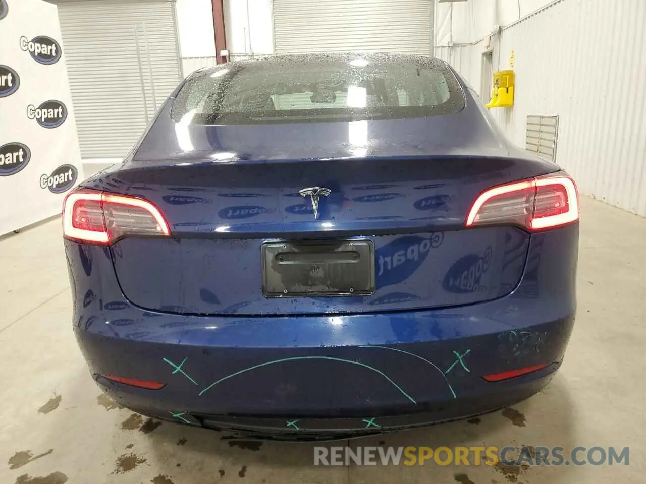 6 fotografías del automóvil dañado 5YJ3E1EA2NF371028 TESLA MODEL 3 2022