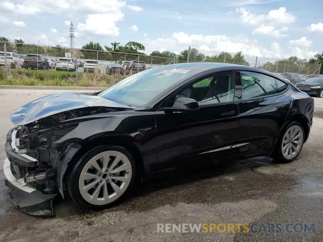 1 fotografías del automóvil dañado 5YJ3E1EA2NF371742 TESLA MODEL 3 2022