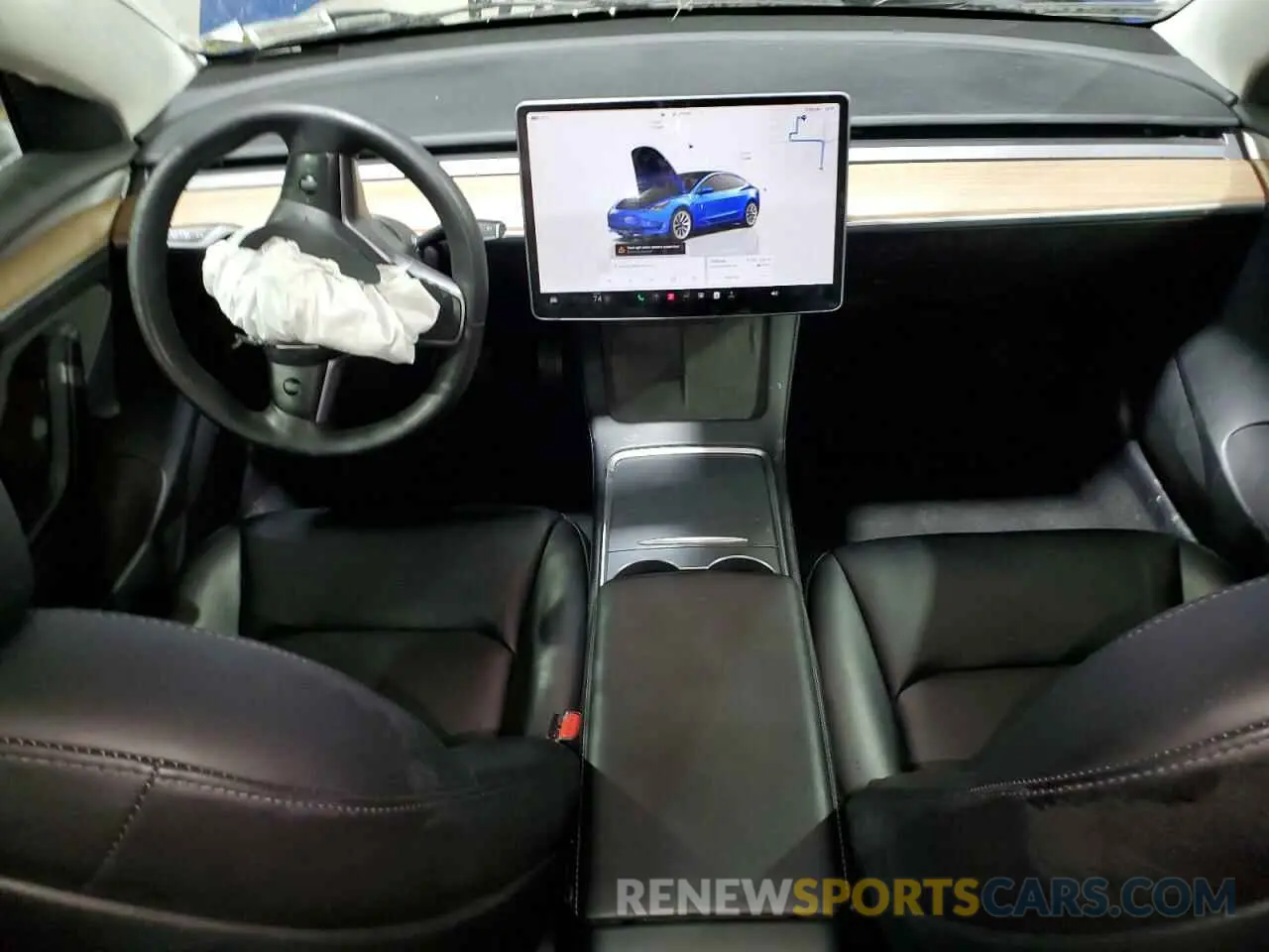 8 fotografías del automóvil dañado 5YJ3E1EA2NF372261 TESLA MODEL 3 2022