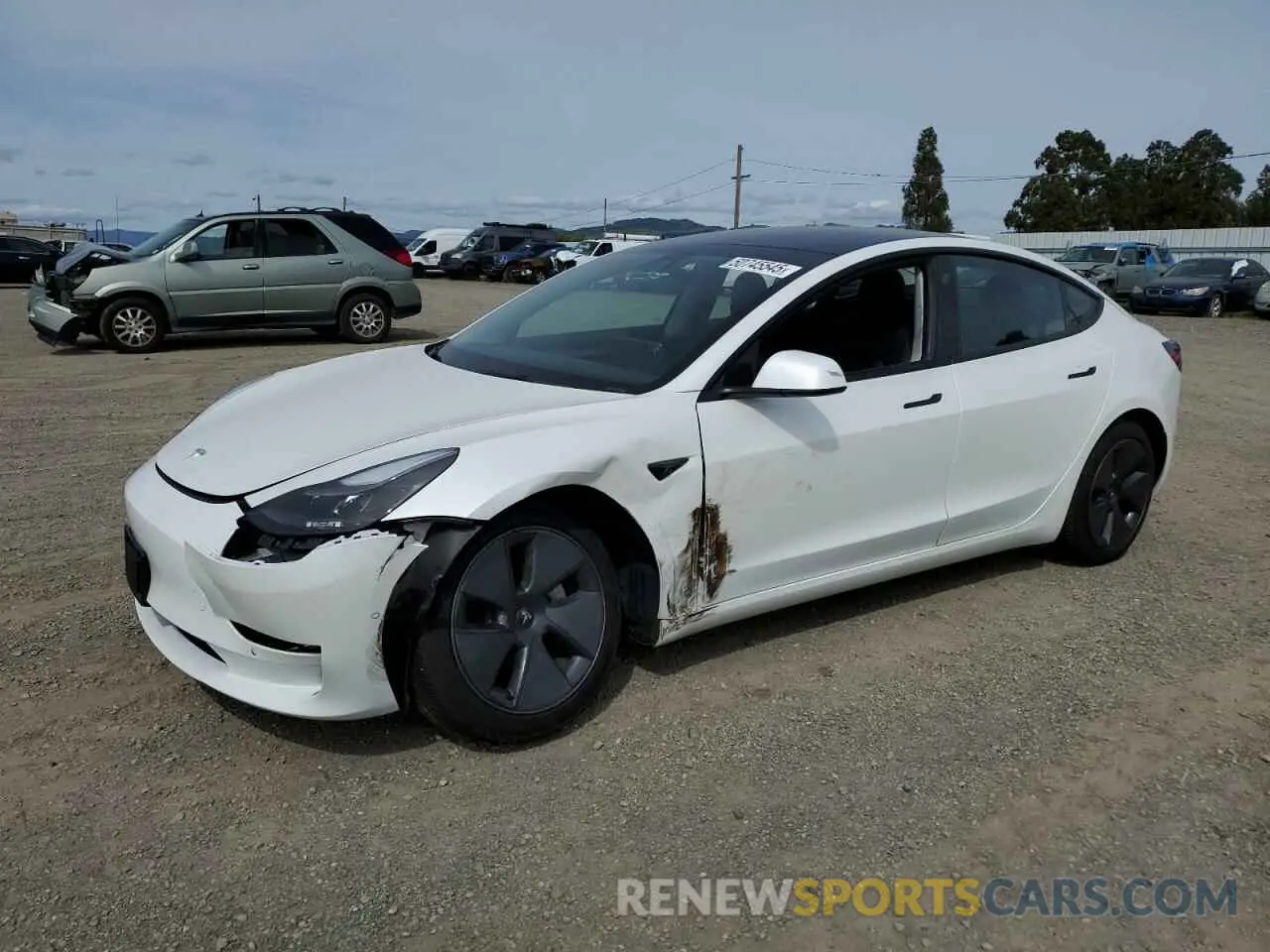 1 fotografías del automóvil dañado 5YJ3E1EA3NF102732 TESLA MODEL 3 2022