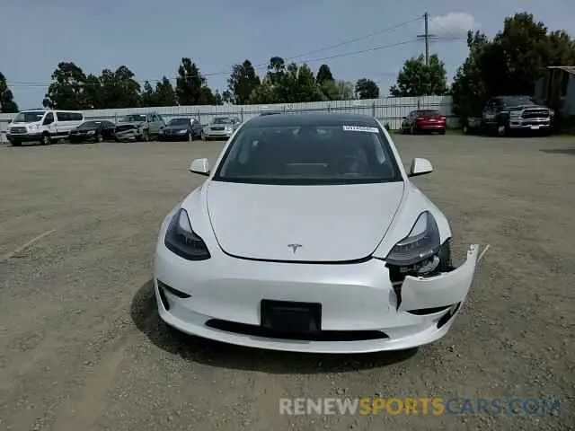 10 fotografías del automóvil dañado 5YJ3E1EA3NF102732 TESLA MODEL 3 2022