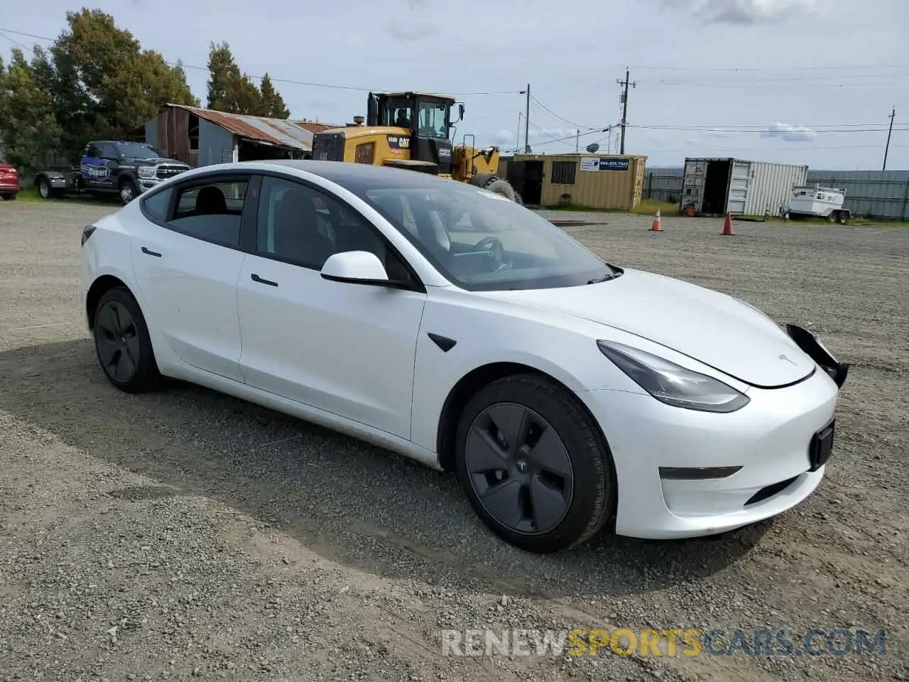 4 fotografías del automóvil dañado 5YJ3E1EA3NF102732 TESLA MODEL 3 2022