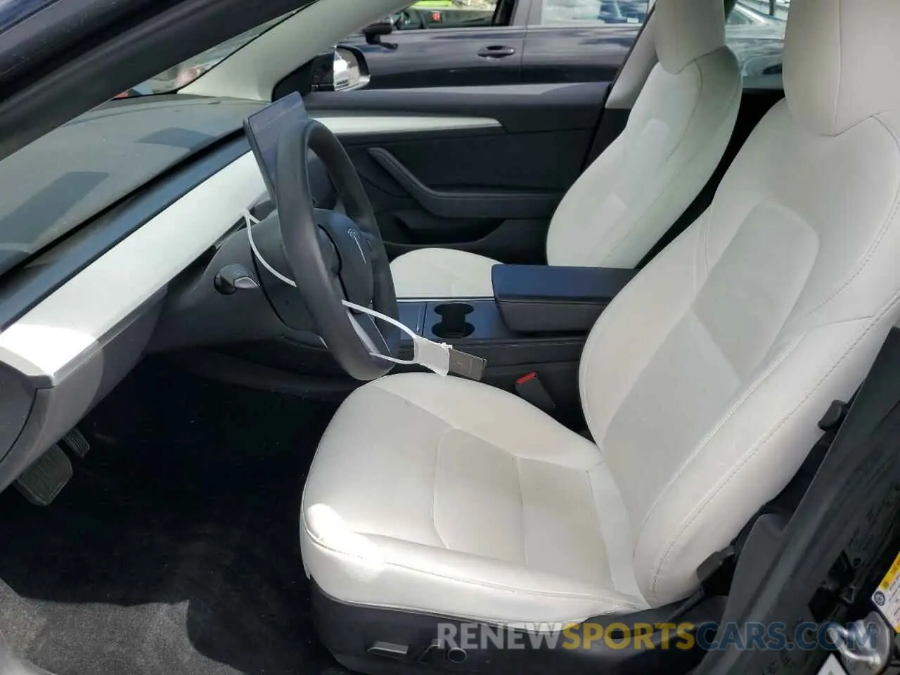 7 fotografías del automóvil dañado 5YJ3E1EA3NF138582 TESLA MODEL 3 2022