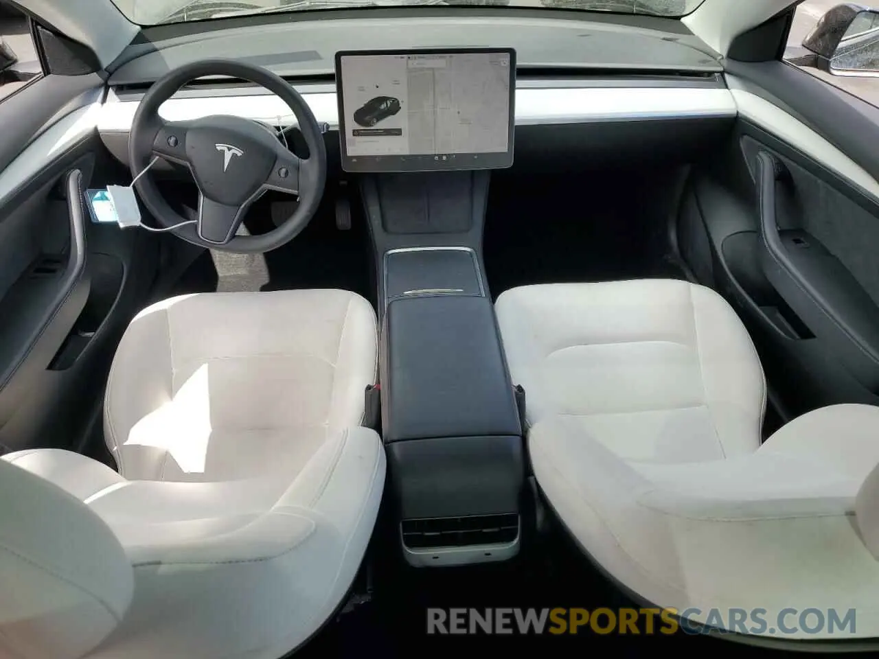 8 fotografías del automóvil dañado 5YJ3E1EA3NF138582 TESLA MODEL 3 2022