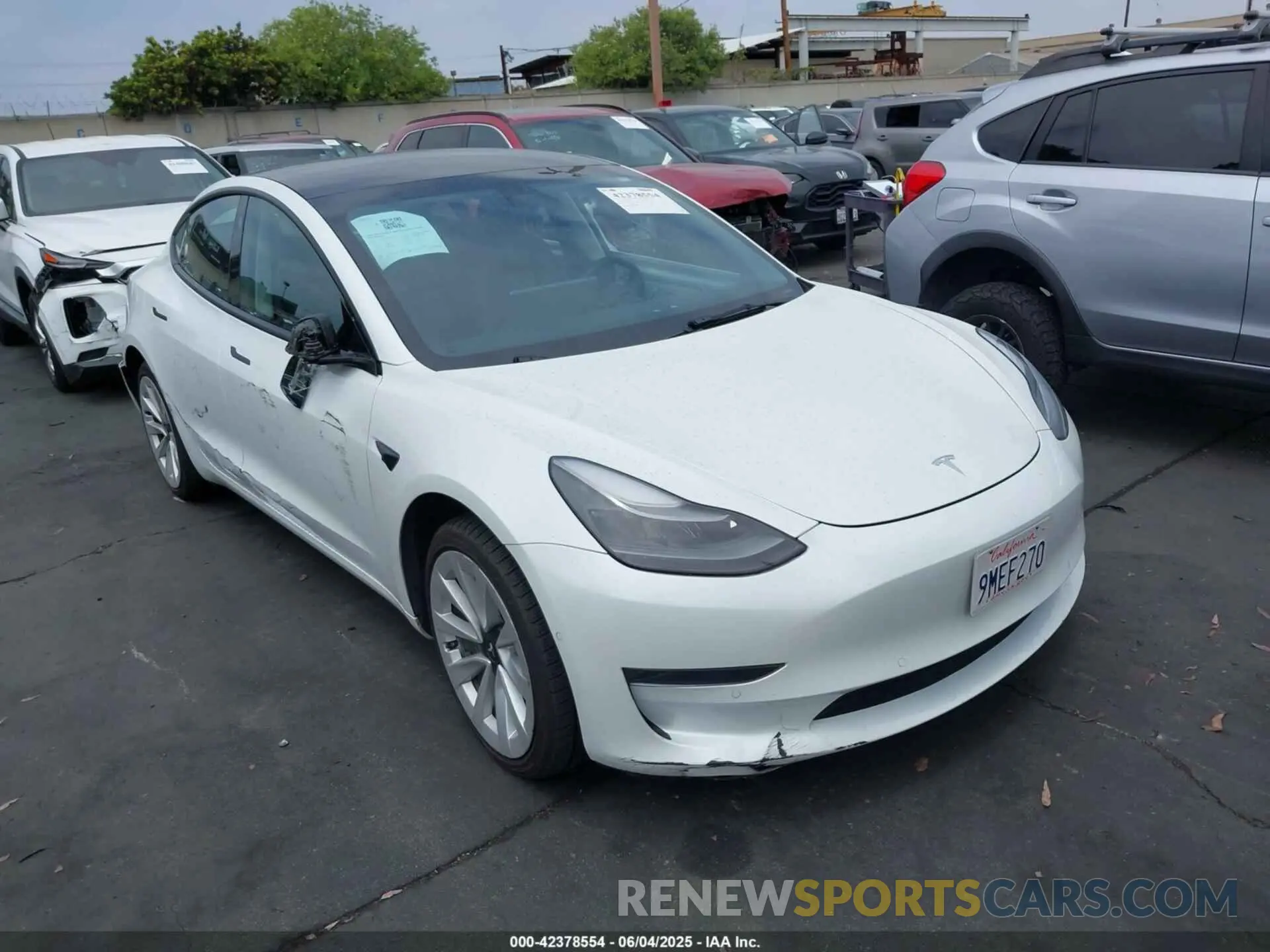 1 fotografías del automóvil dañado 5YJ3E1EA3NF142759 TESLA MODEL 3 2022