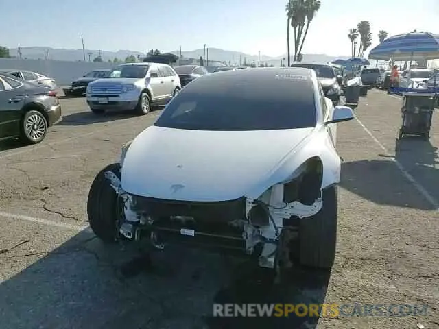 10 fotografías del automóvil dañado 5YJ3E1EA3NF145161 TESLA MODEL 3 2022