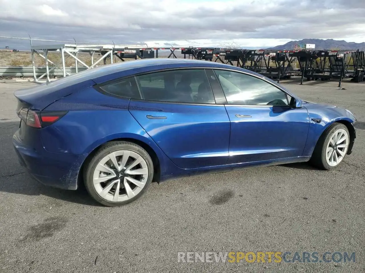 3 fotografías del automóvil dañado 5YJ3E1EA3NF145287 TESLA MODEL 3 2022