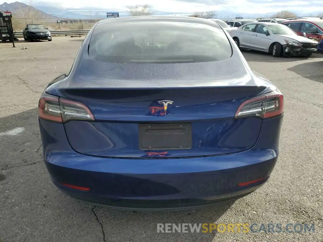 6 fotografías del automóvil dañado 5YJ3E1EA3NF145287 TESLA MODEL 3 2022