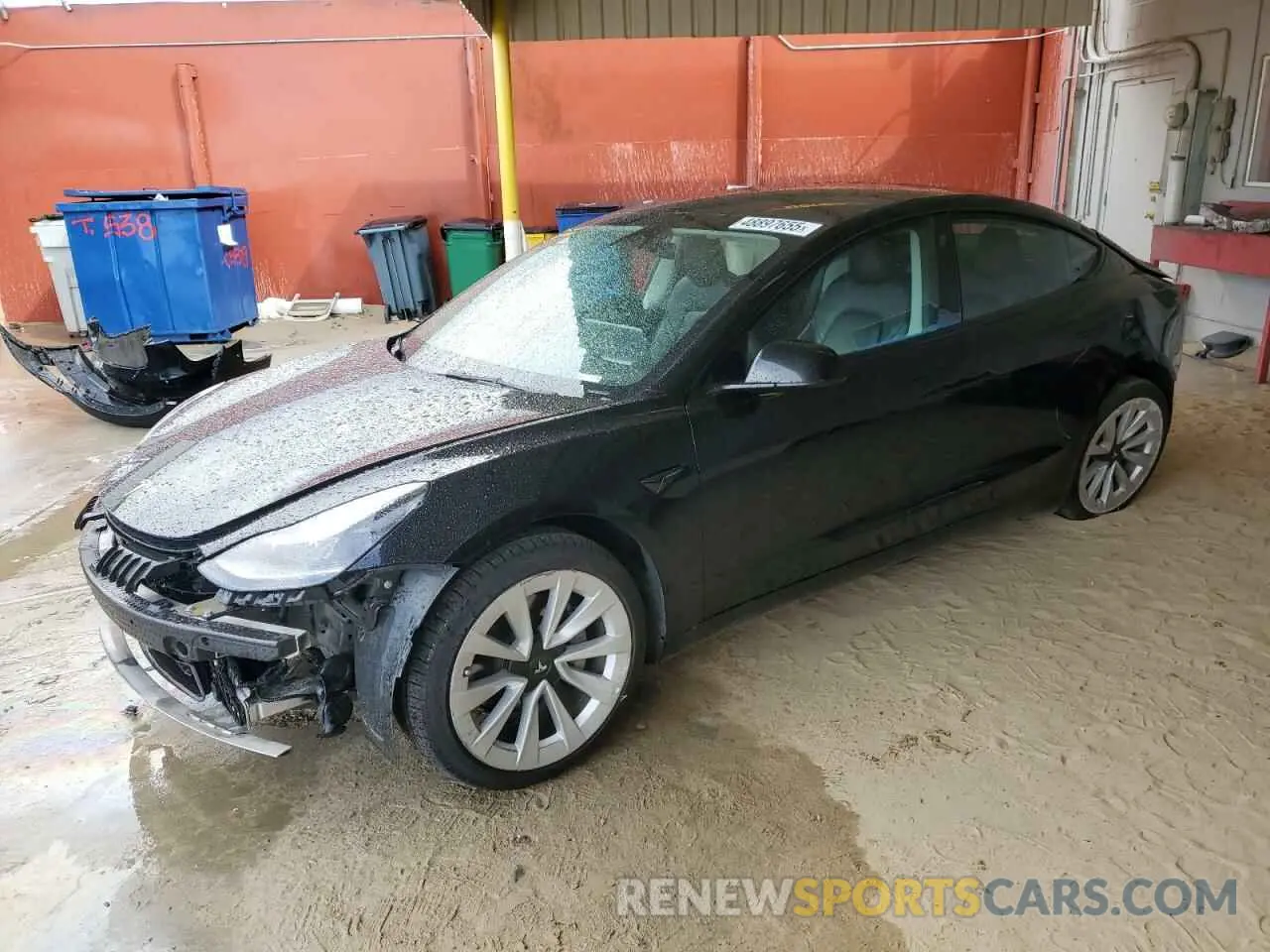 1 fotografías del automóvil dañado 5YJ3E1EA3NF185806 TESLA MODEL 3 2022