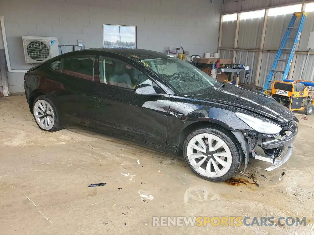 4 fotografías del automóvil dañado 5YJ3E1EA3NF185806 TESLA MODEL 3 2022